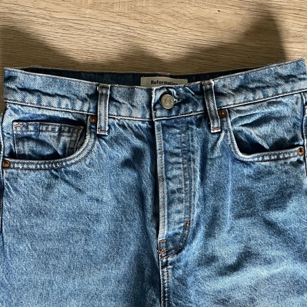 Reformation Cynthia High Rise Straight Jeans - Picture 4 of 7